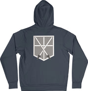 Felpa Ricamata Posteriormente Unisex – Morbida con Cappuccio e Tasca Frontale – Stile Streetwear – Corpo Addestramento Cadetti