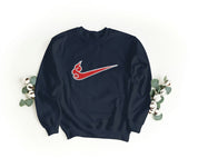 Felpa Ricamata Unisex – Morbida – Stile Streetwear – Swoosh Fire