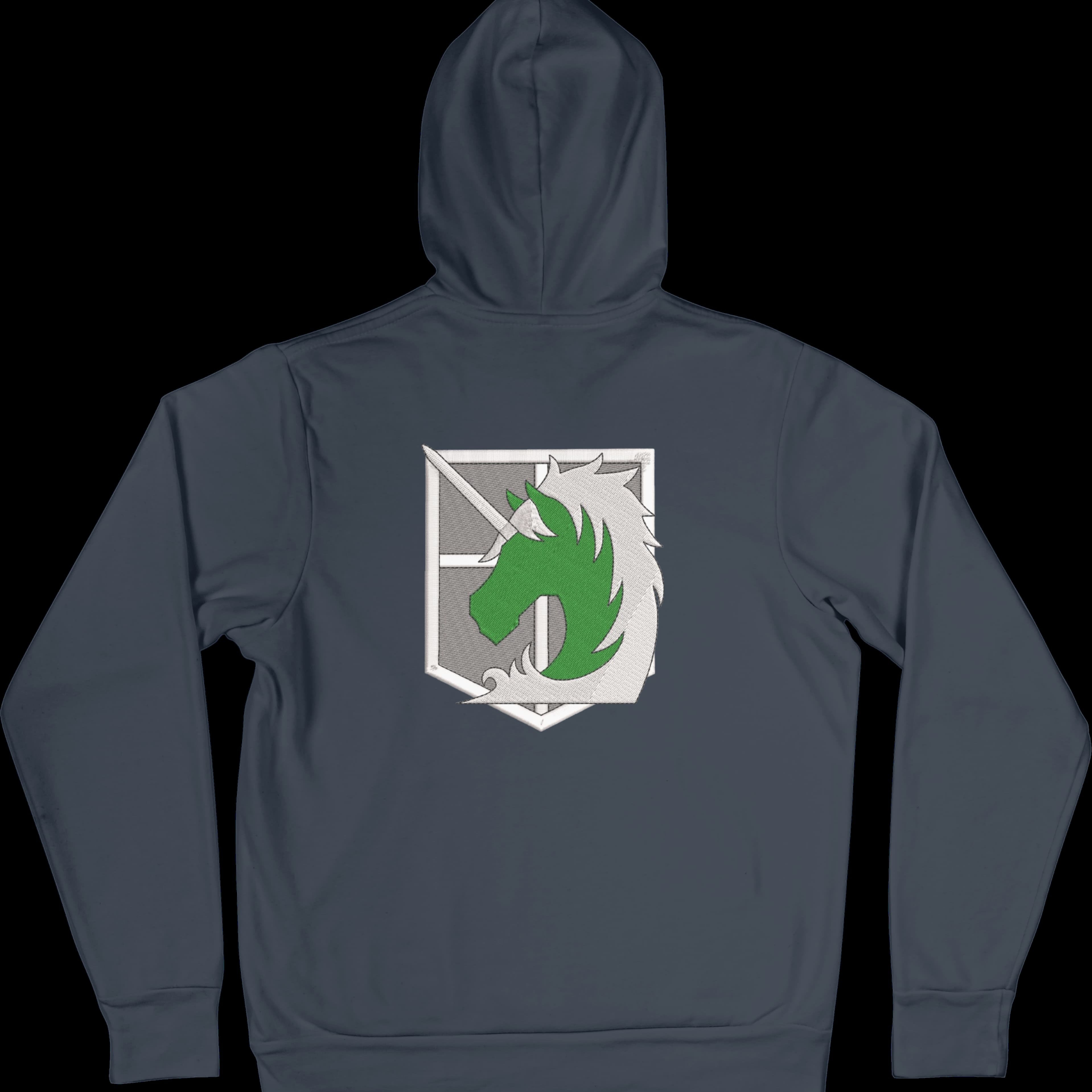 Felpa Ricamata Posteriormente Unisex – Morbida con Cappuccio e Tasca Frontale – Corpo di Gendarmeria