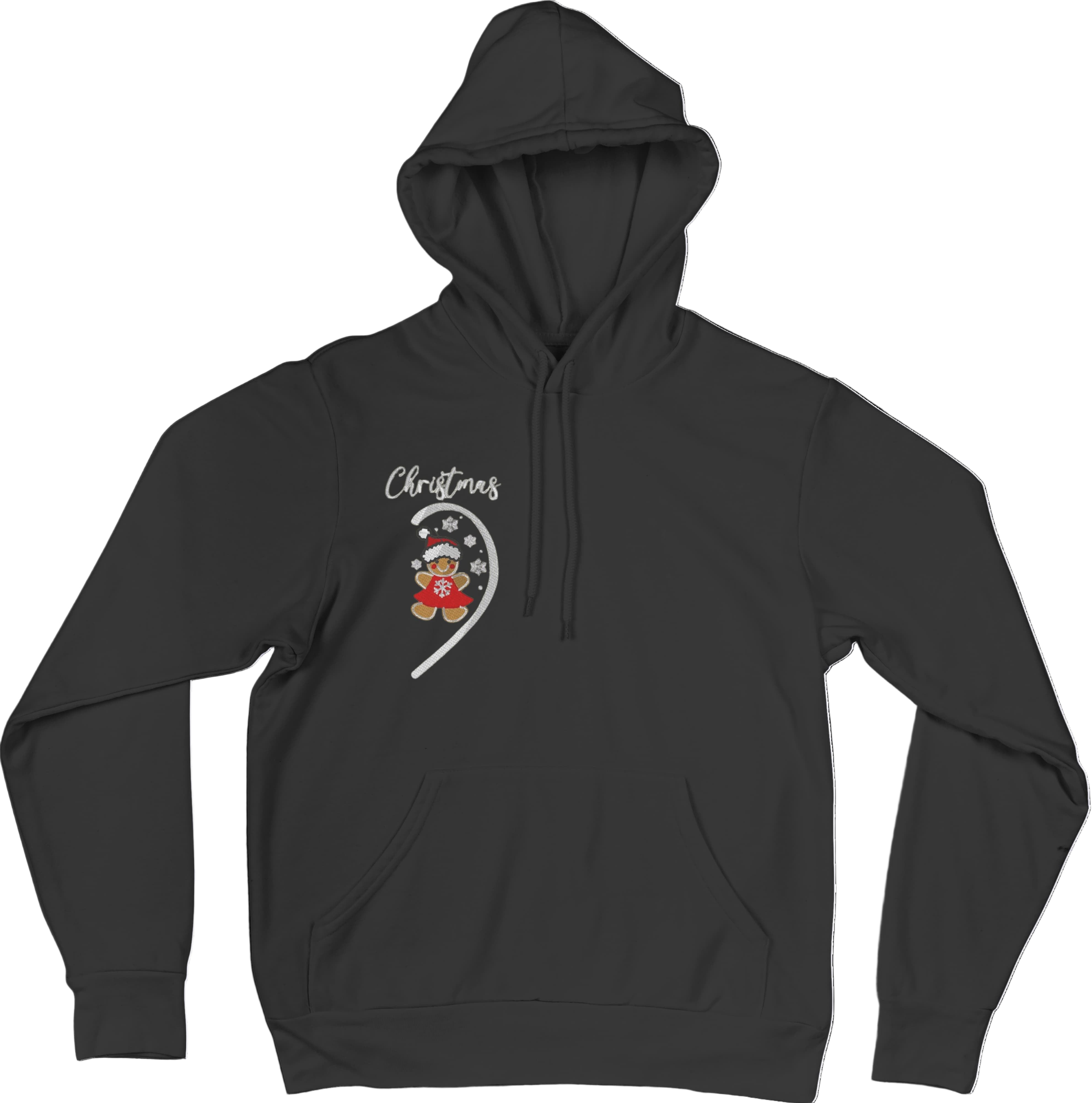 Felpa Ricamata Per Lui e Per Lei Unisex – 100% Cotone – Stile Streetwear e Confortevole – Marzapane Natale