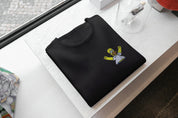 T-Shirt Unisex Ricamata 100% Cotone – Confortevole – Design Homer Esultazione
