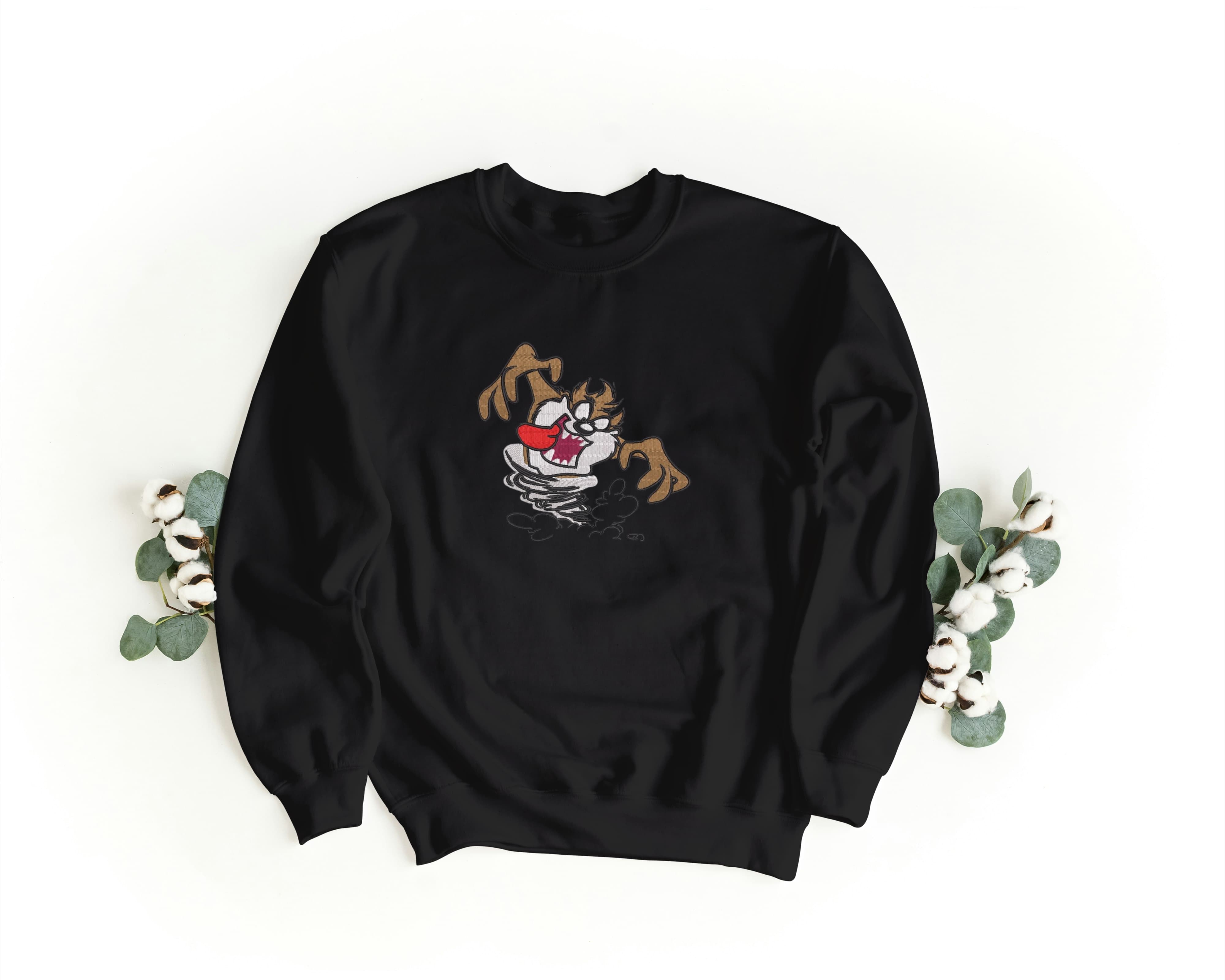 Felpa Ricamata Unisex – Morbida – Stile Streetwear – Taz