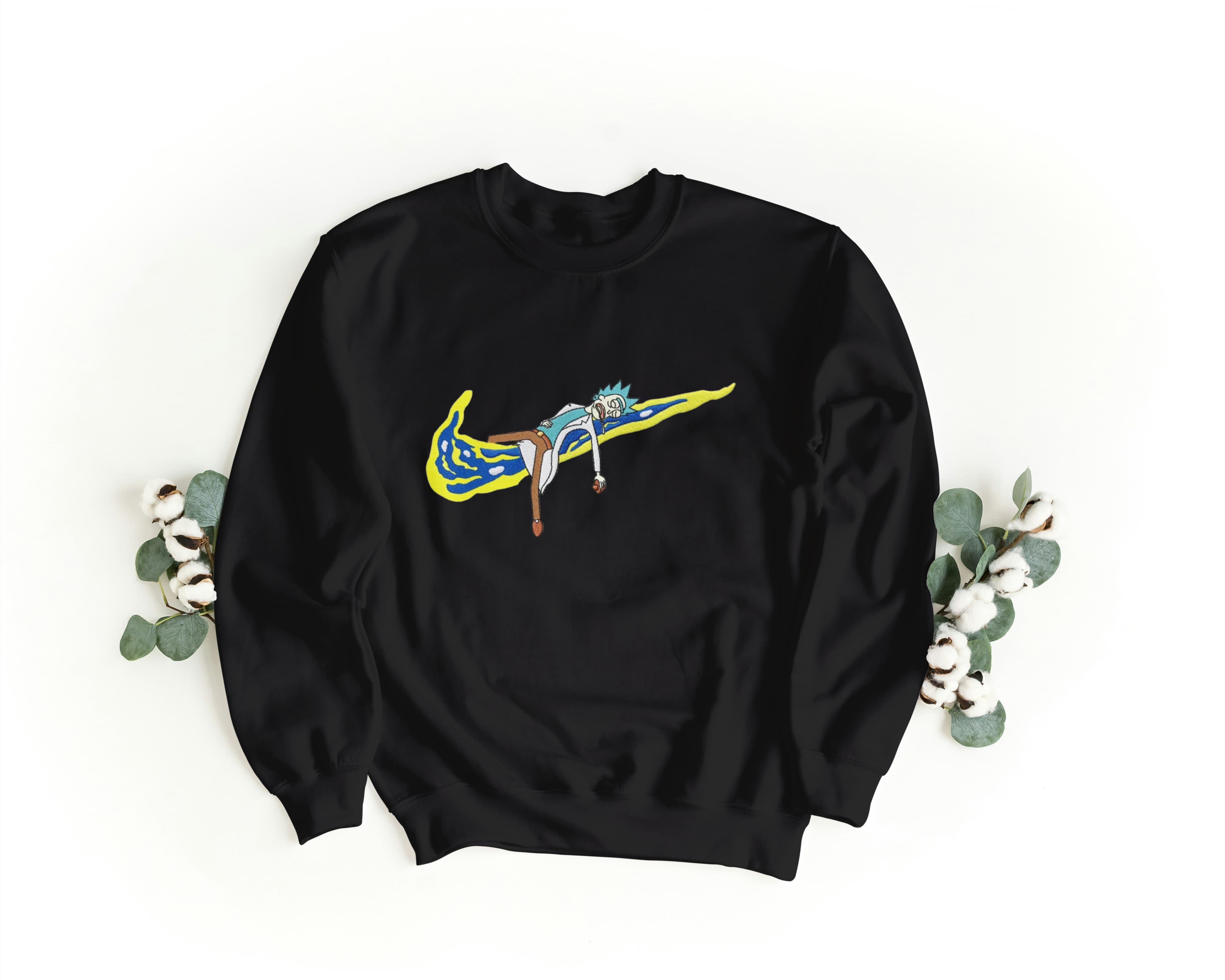 Felpa Ricamata Unisex – Morbida – Stile Streetwear – Swoosh Rik