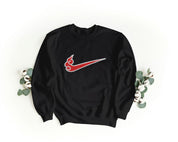 Felpa Ricamata Unisex – Morbida – Stile Streetwear – Swoosh Fire