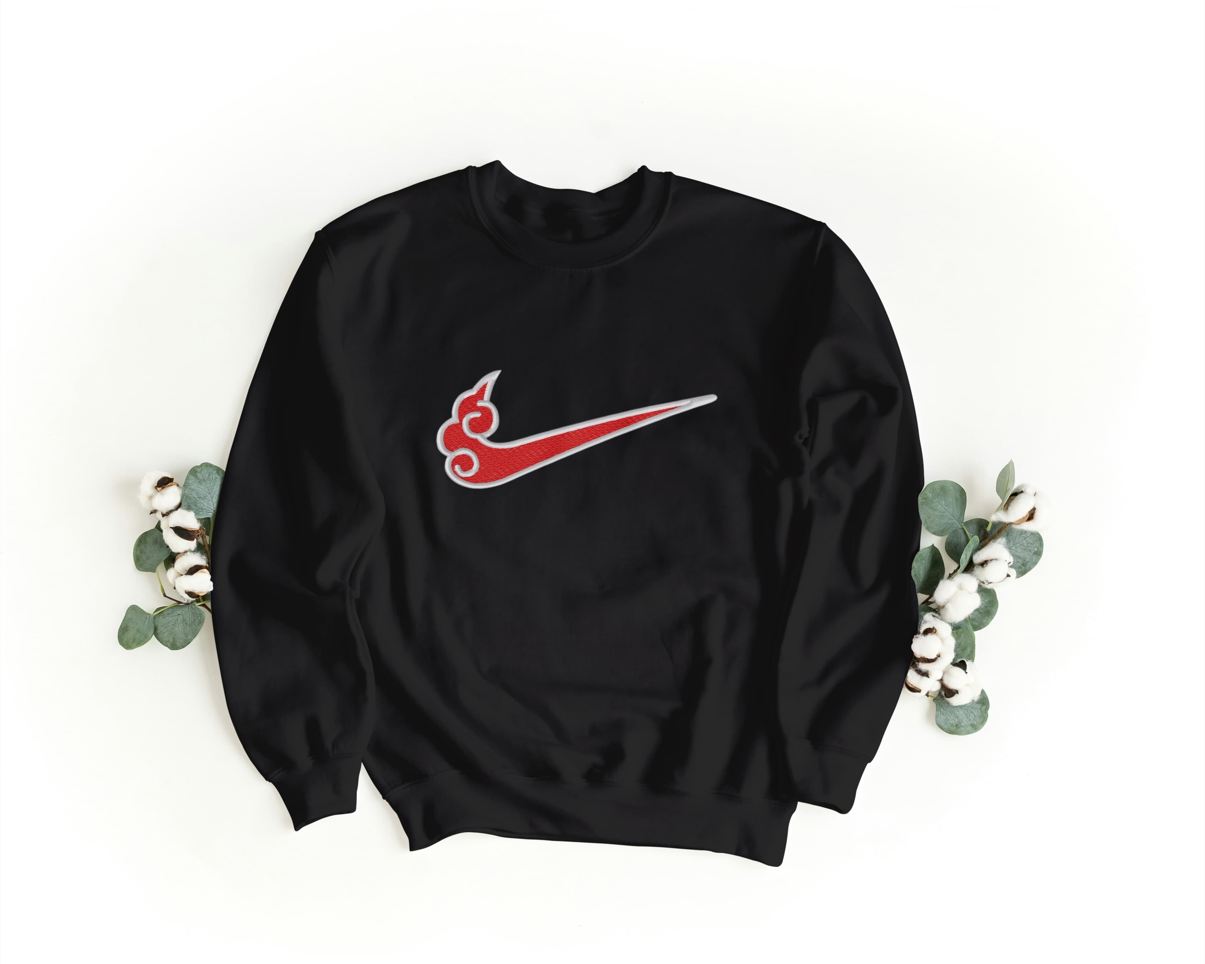 Felpa Ricamata Unisex – Morbida – Stile Streetwear – Swoosh Fire