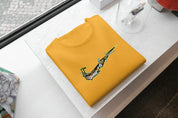 T-Shirt Unisex Ricamata 100% Cotone – Confortevole – Design Swoosh Zenitzu