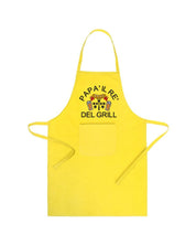 Grembiule in Cotone Riciclato o Poliestere e Cotone – Sostenibile e Pratico – Cucina e Lavoro – Design Ricamato Con scritta Papà il re del grill