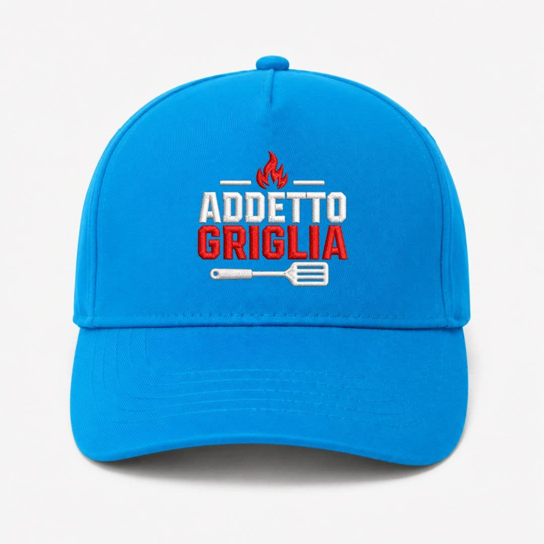 Ricamo Personalizzato - Cappellino Ricamato Unisex Da Baseball Regolabile – Design Addetto Griglia-Biiply
