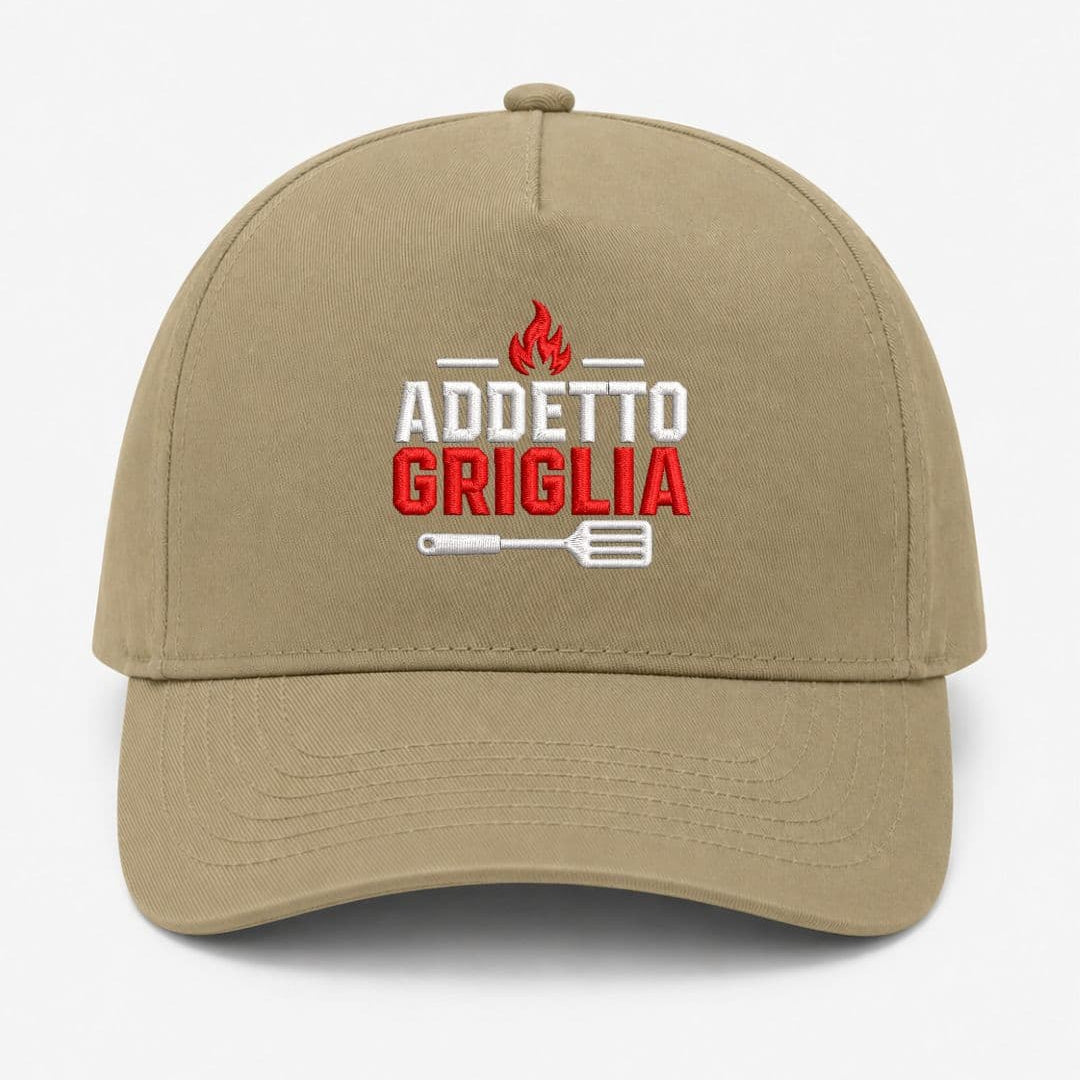 Ricamo Personalizzato - Cappellino Ricamato Unisex Da Baseball Regolabile – Design Addetto Griglia-Biiply