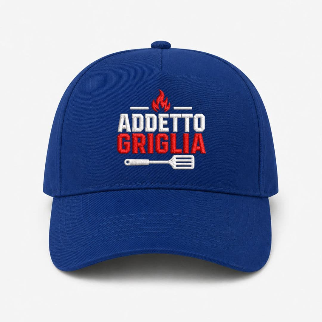 Ricamo Personalizzato - Cappellino Ricamato Unisex Da Baseball Regolabile – Design Addetto Griglia-Biiply