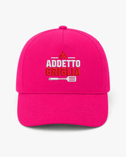 Ricamo Personalizzato - Cappellino Ricamato Unisex Da Baseball Regolabile – Design Addetto Griglia-Biiply