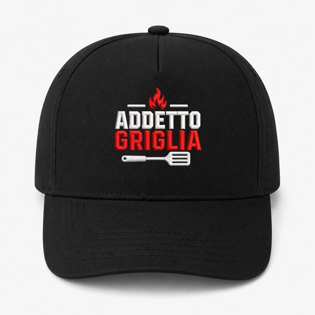 Ricamo Personalizzato - Cappellino Ricamato Unisex Da Baseball Regolabile – Design Addetto Griglia-Biiply