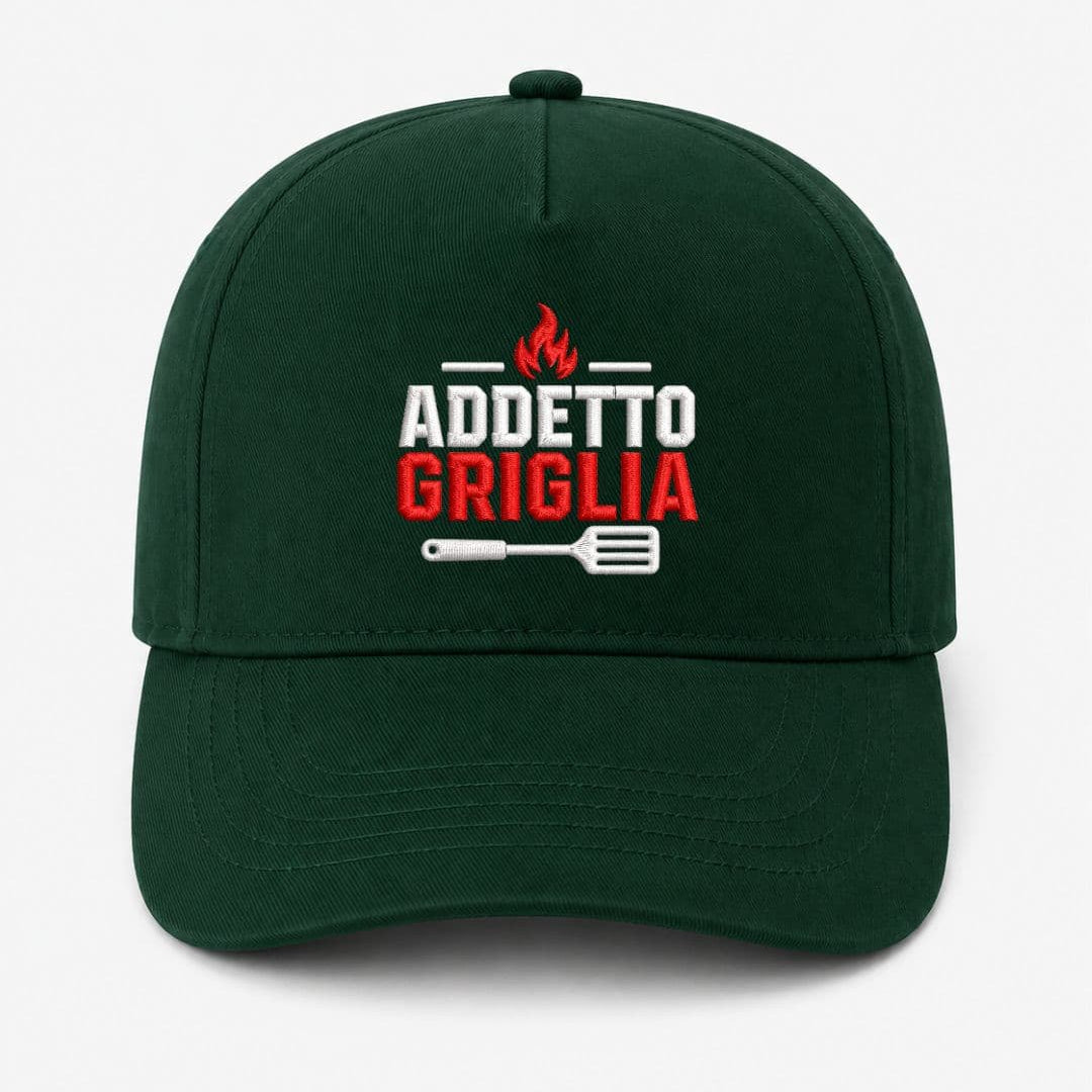Ricamo Personalizzato - Cappellino Ricamato Unisex Da Baseball Regolabile – Design Addetto Griglia-Biiply