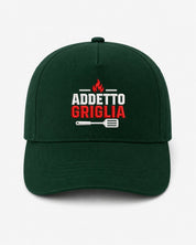 Ricamo Personalizzato - Cappellino Ricamato Unisex Da Baseball Regolabile – Design Addetto Griglia-Biiply