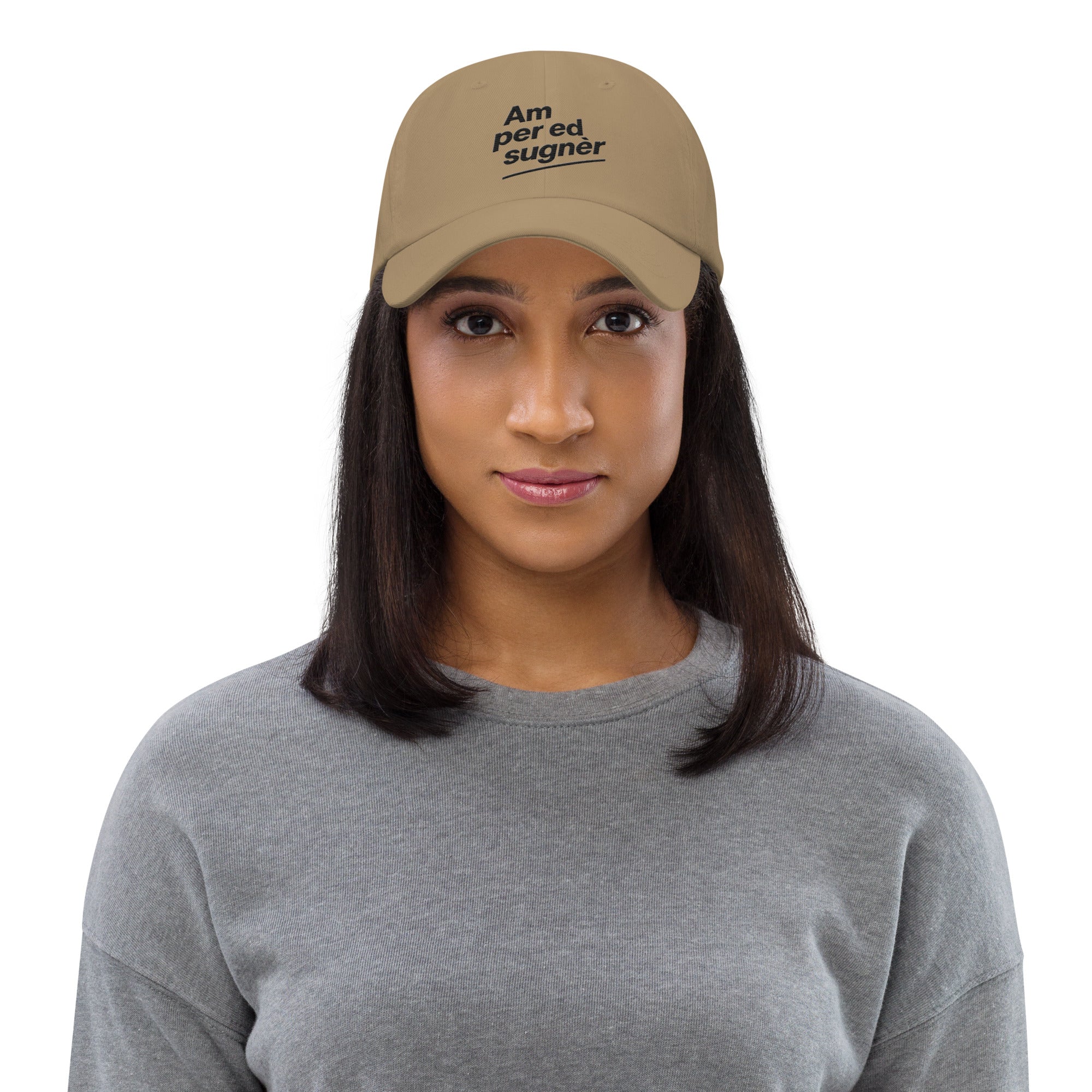 Ricamo Personalizzato - Cappellino Ricamato Unisex Da Baseball Regolabile – Design Am per ed sugnèr-Biiply