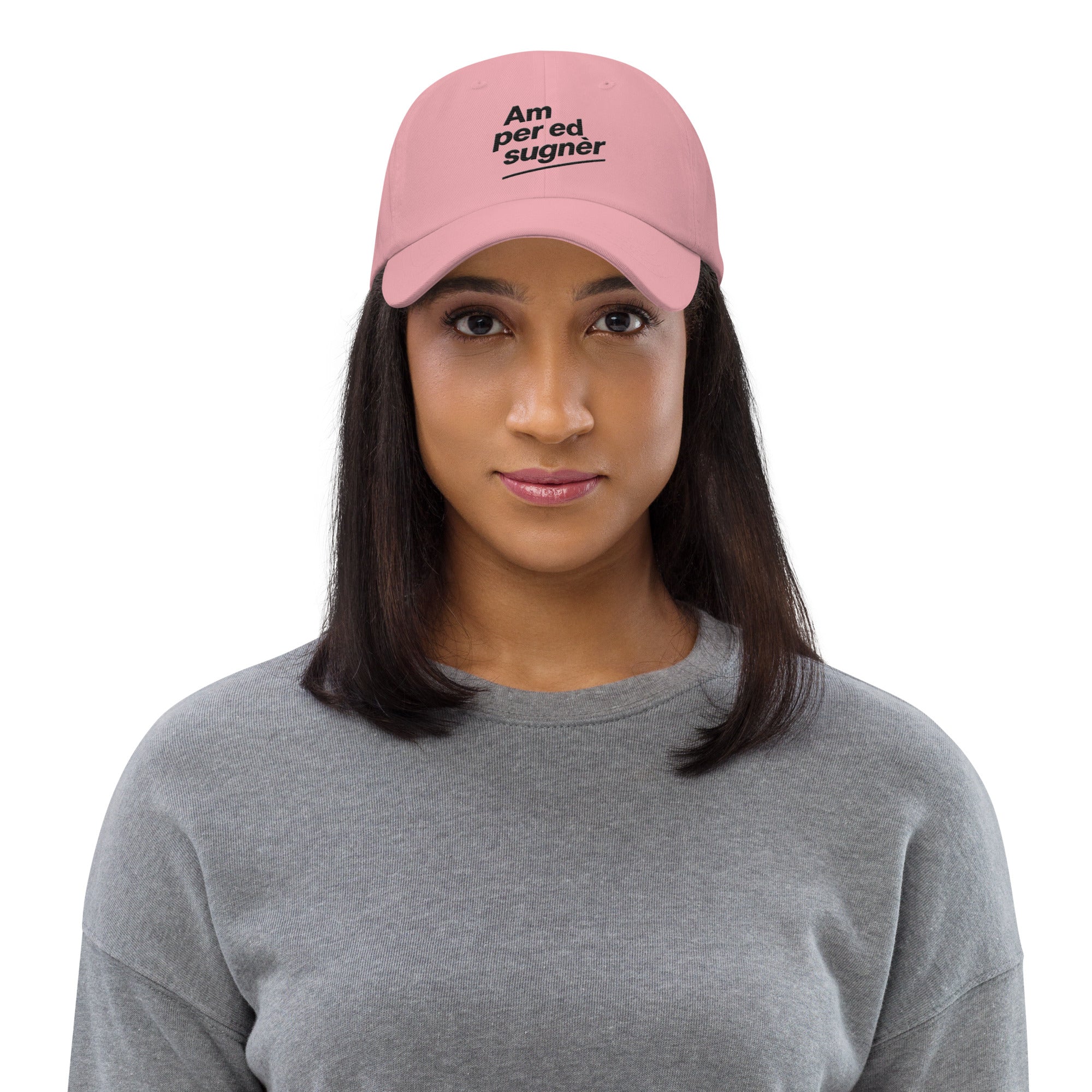 Ricamo Personalizzato - Cappellino Ricamato Unisex Da Baseball Regolabile – Design Am per ed sugnèr-Biiply