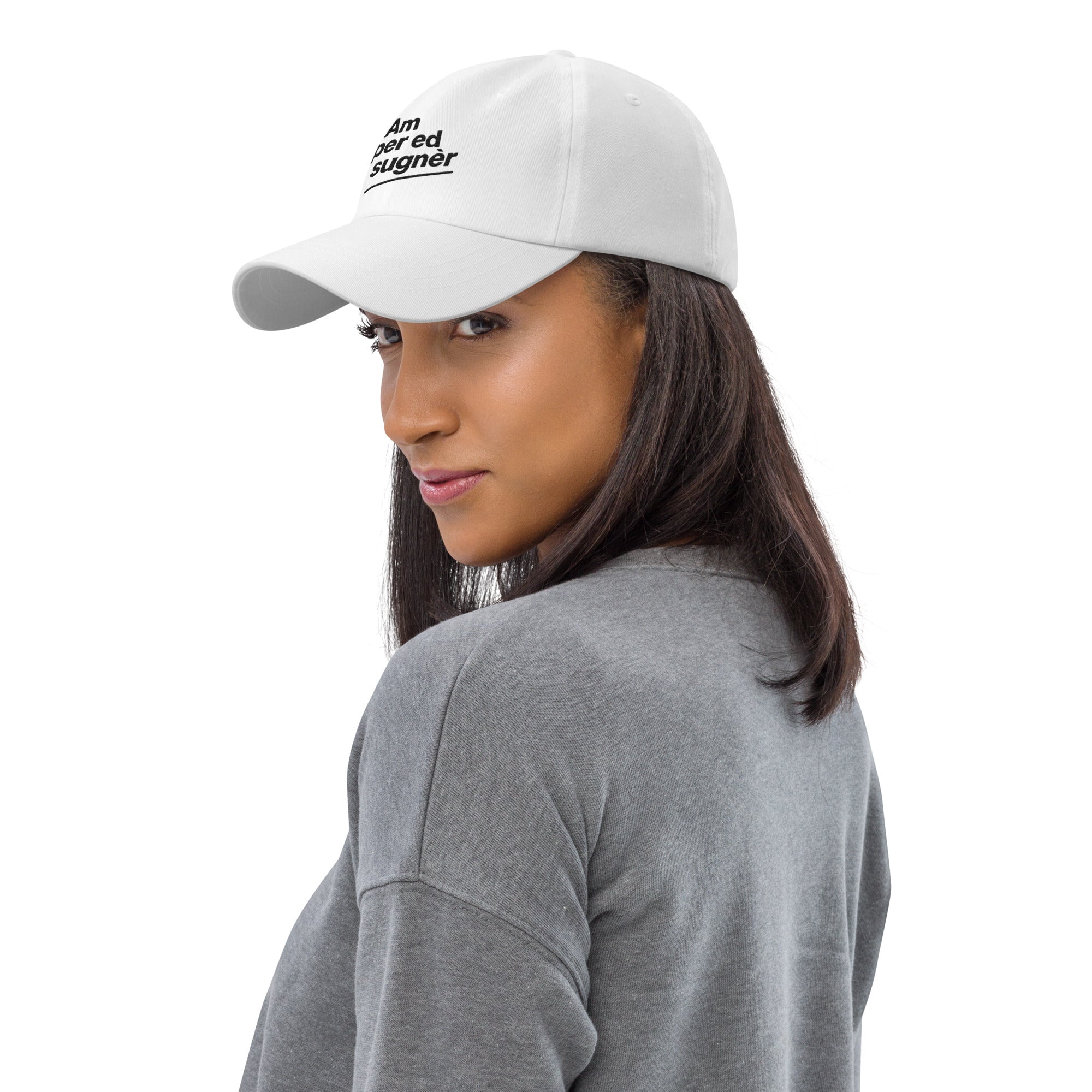 Ricamo Personalizzato - Cappellino Ricamato Unisex Da Baseball Regolabile – Design Am per ed sugnèr-Biiply