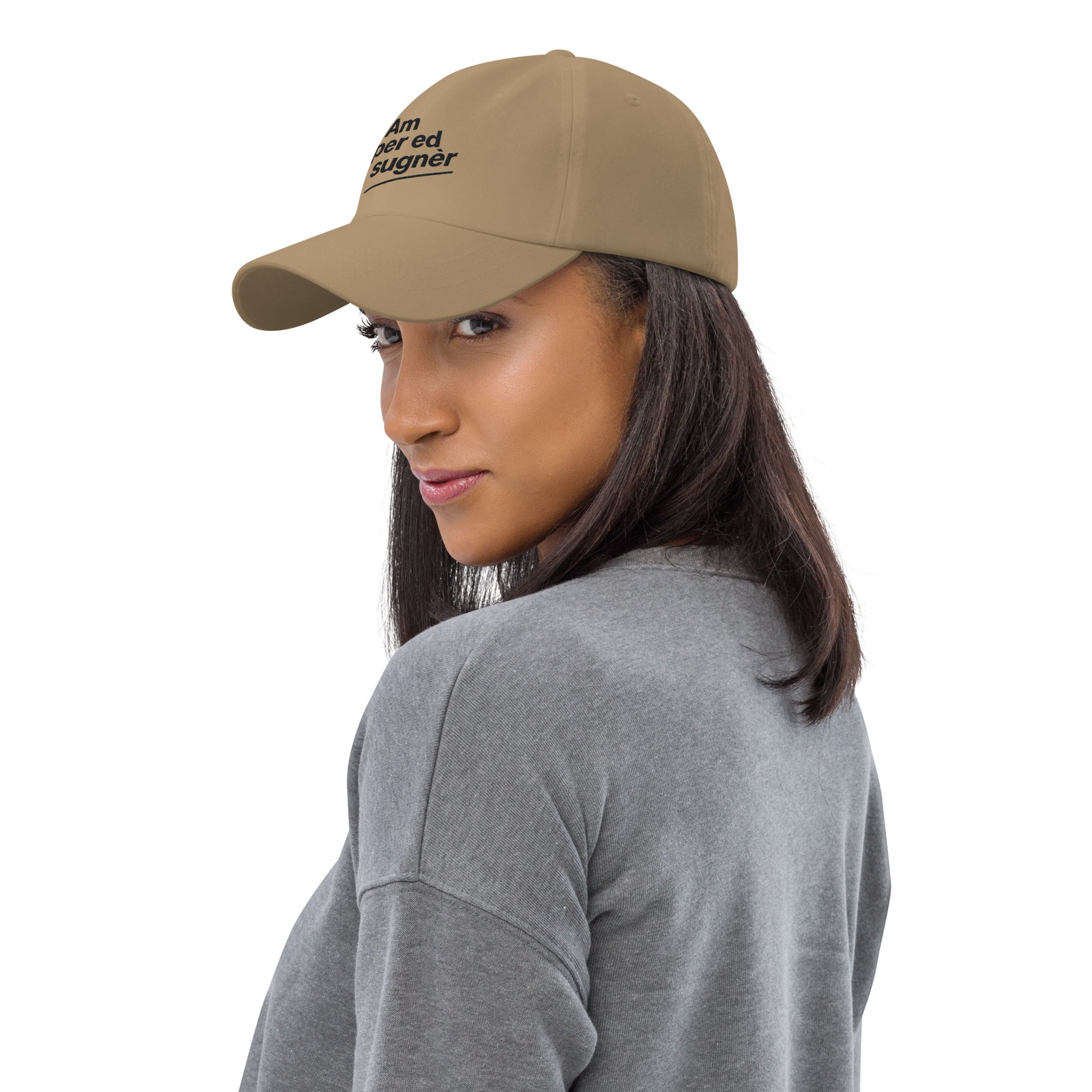 Ricamo Personalizzato - Cappellino Ricamato Unisex Da Baseball Regolabile – Design Am per ed sugnèr-Biiply