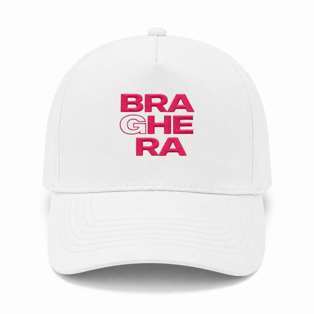 Ricamo Personalizzato - Cappellino Ricamato Unisex Da Baseball Regolabile – Design Braghera-Biiply