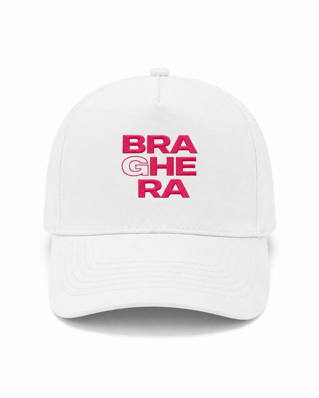 Ricamo Personalizzato - Cappellino Ricamato Unisex Da Baseball Regolabile – Design Braghera-Biiply
