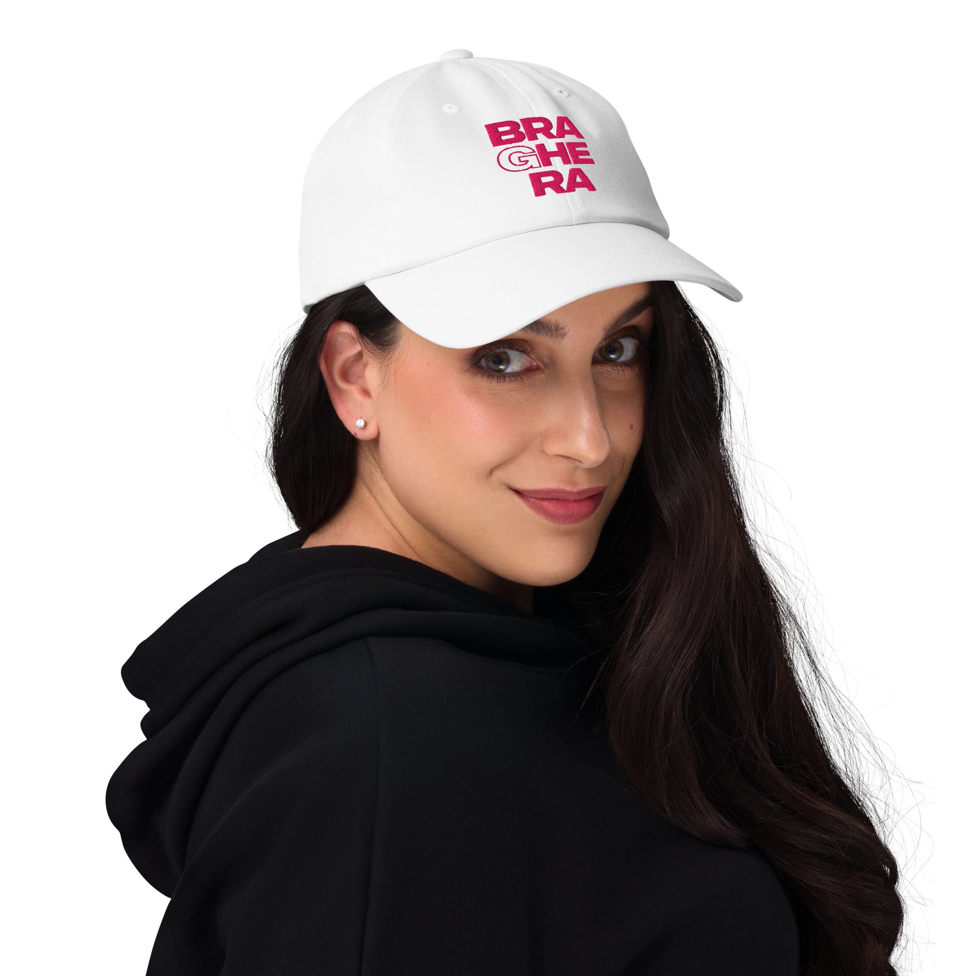Ricamo Personalizzato - Cappellino Ricamato Unisex Da Baseball Regolabile – Design Braghera-Biiply