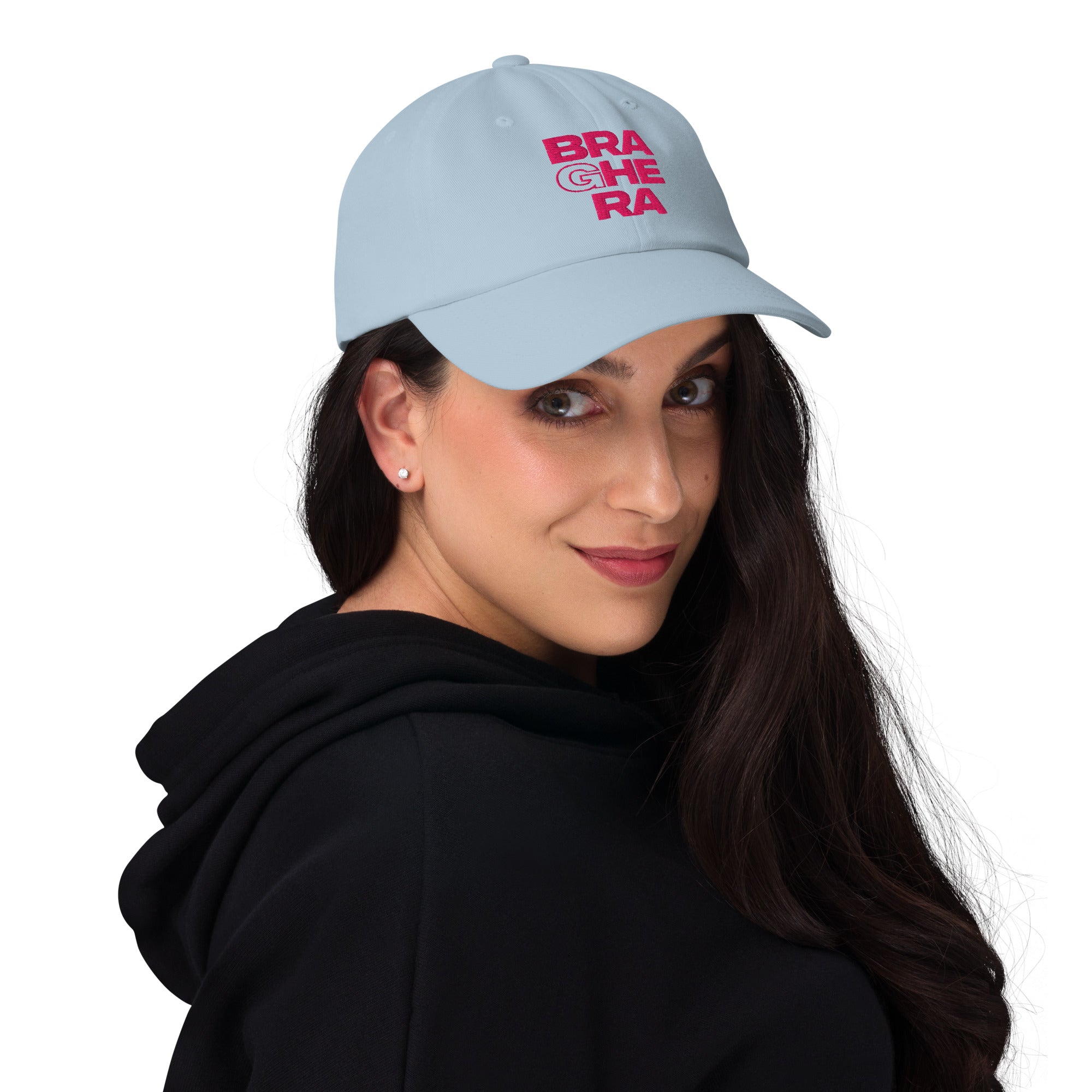 Ricamo Personalizzato - Cappellino Ricamato Unisex Da Baseball Regolabile – Design Braghera-Biiply