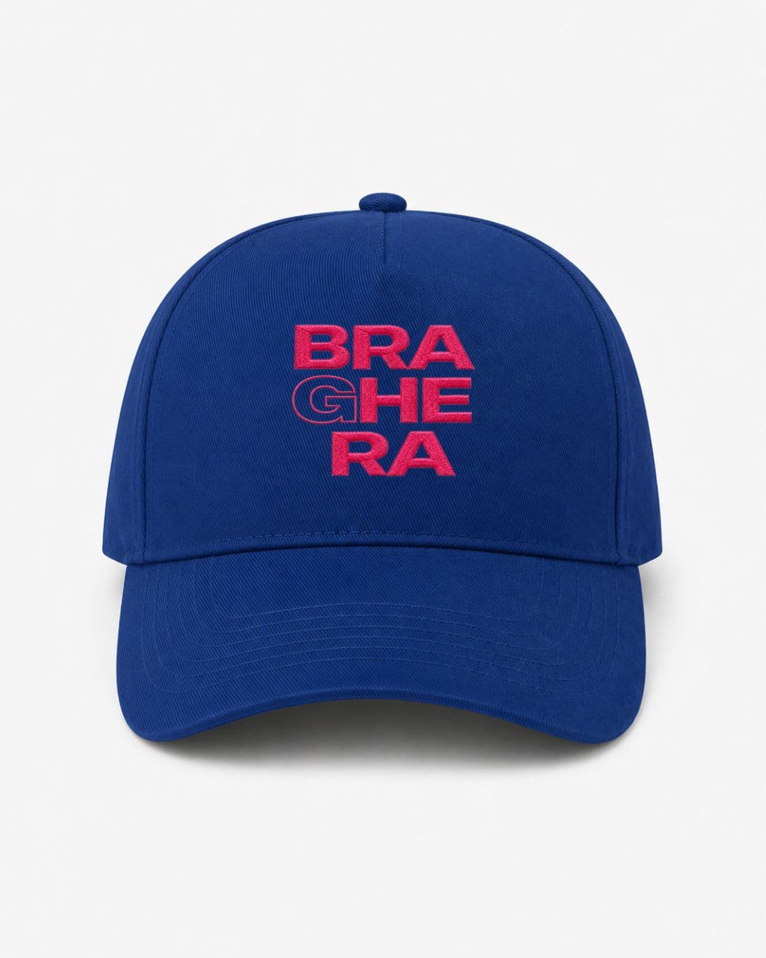 Ricamo Personalizzato - Cappellino Ricamato Unisex Da Baseball Regolabile – Design Braghera-Biiply