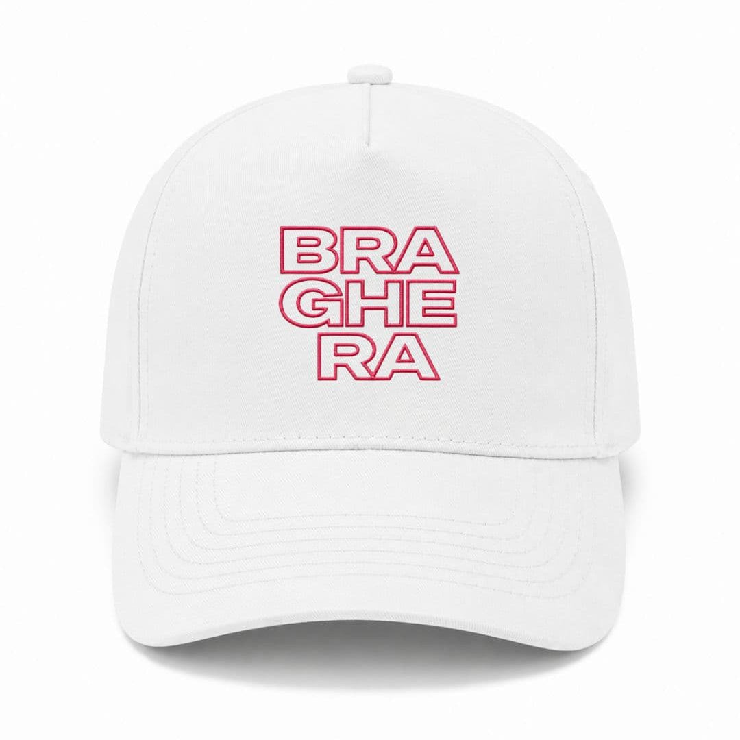 Ricamo Personalizzato - Cappellino Ricamato Unisex Da Baseball Regolabile – Design Braghera Outline-Biiply