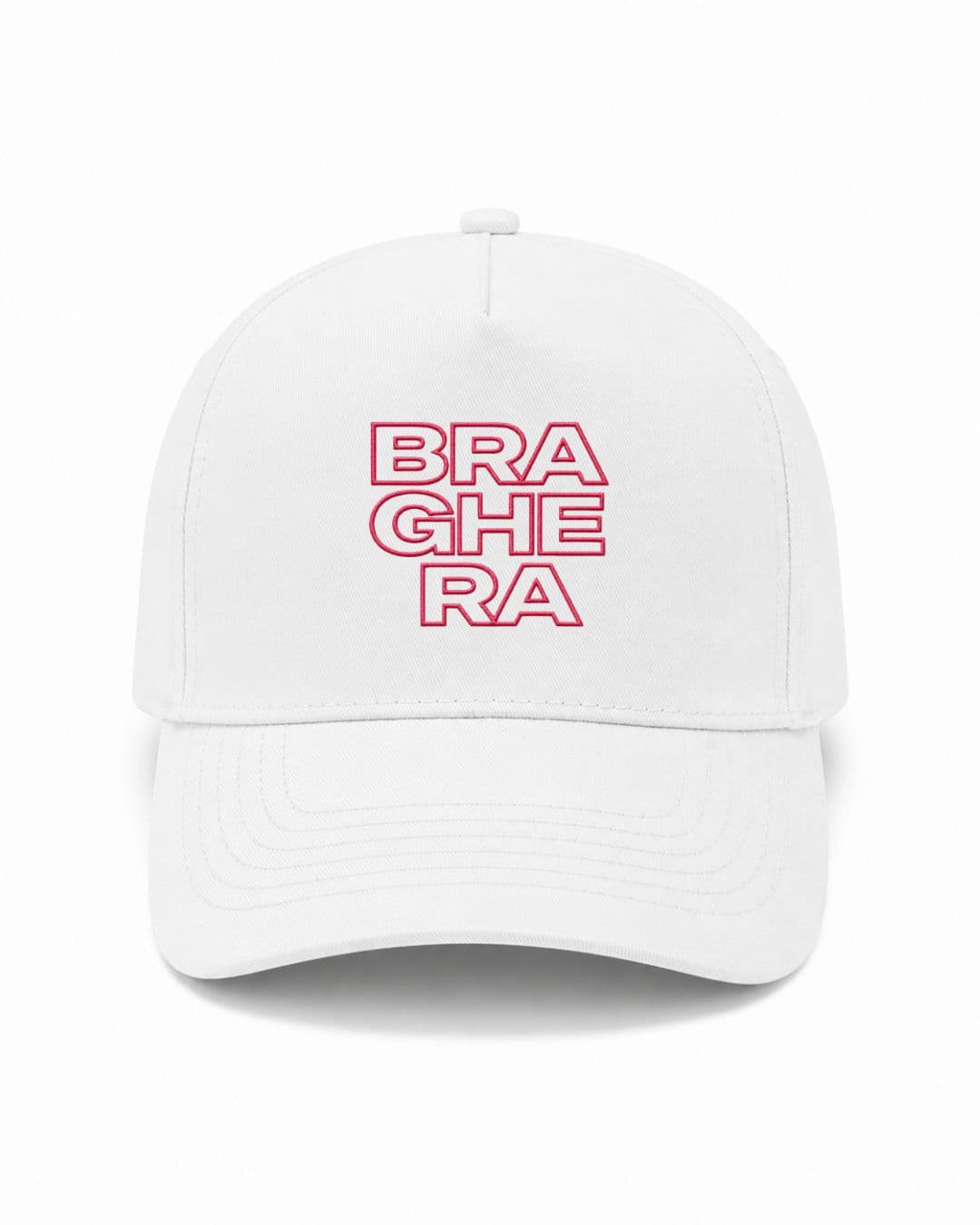 Ricamo Personalizzato - Cappellino Ricamato Unisex Da Baseball Regolabile – Design Braghera Outline-Biiply