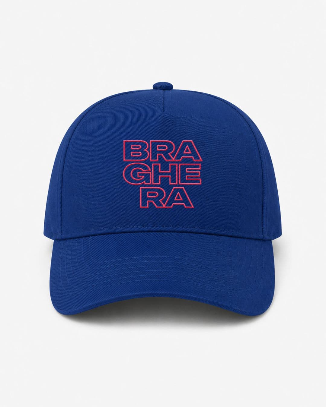 Ricamo Personalizzato - Cappellino Ricamato Unisex Da Baseball Regolabile – Design Braghera Outline-Biiply