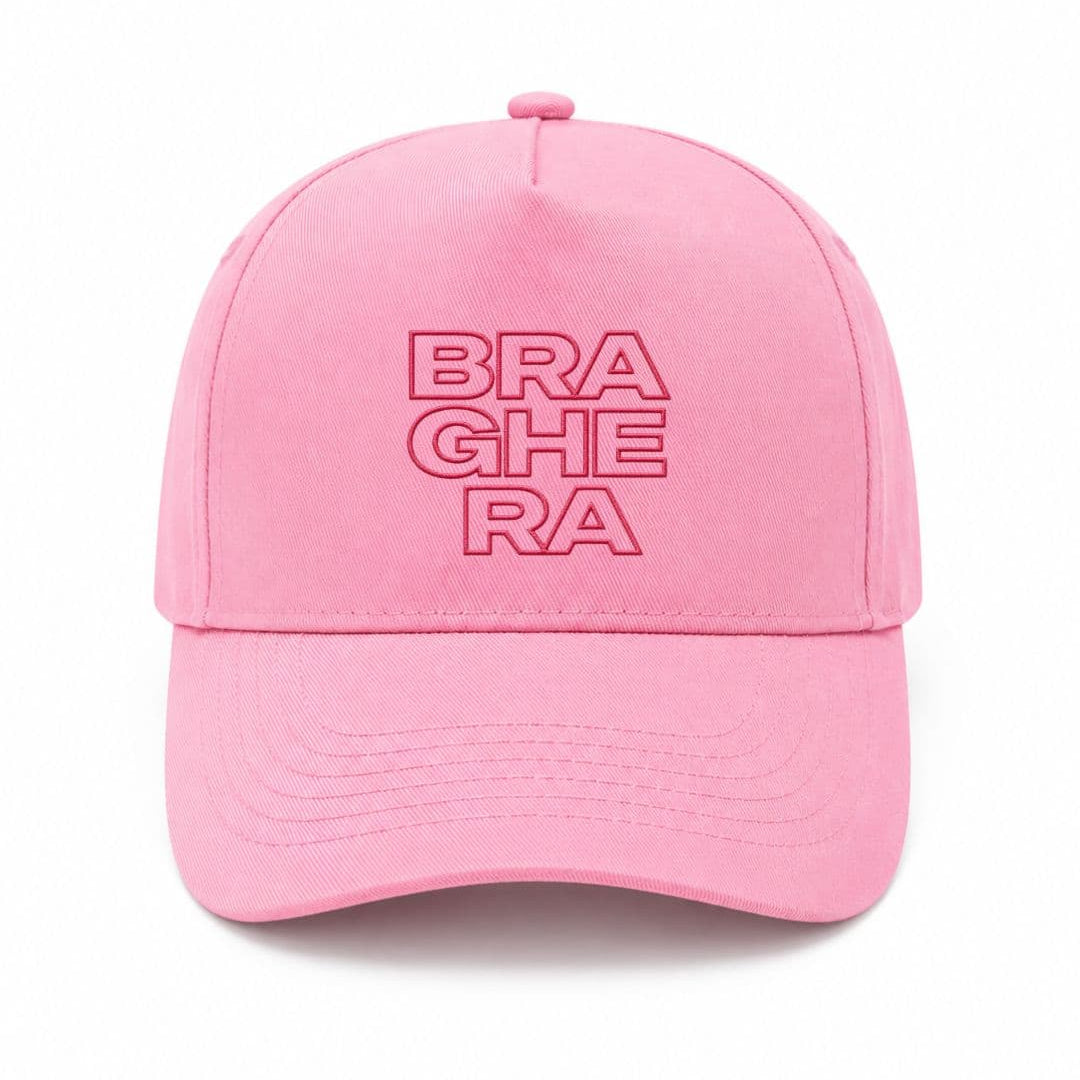 Ricamo Personalizzato - Cappellino Ricamato Unisex Da Baseball Regolabile – Design Braghera Outline-Biiply