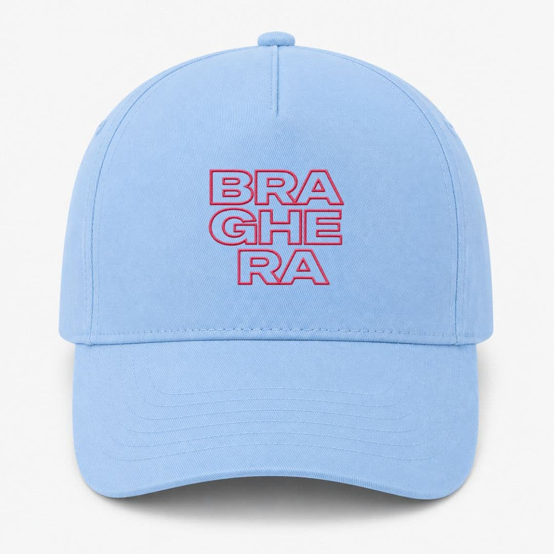 Ricamo Personalizzato - Cappellino Ricamato Unisex Da Baseball Regolabile – Design Braghera Outline-Biiply