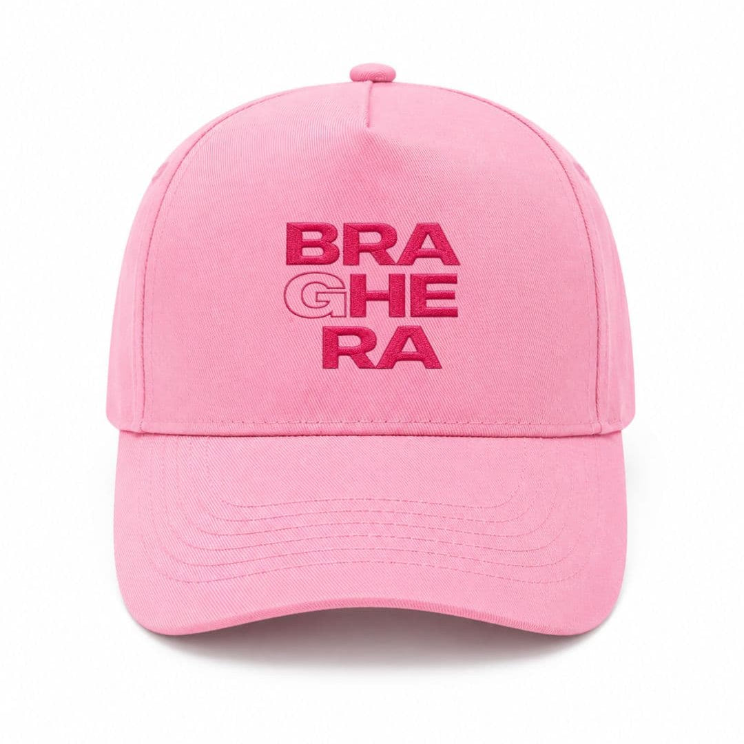 Ricamo Personalizzato - Cappellino Ricamato Unisex Da Baseball Regolabile – Design Braghera-Biiply