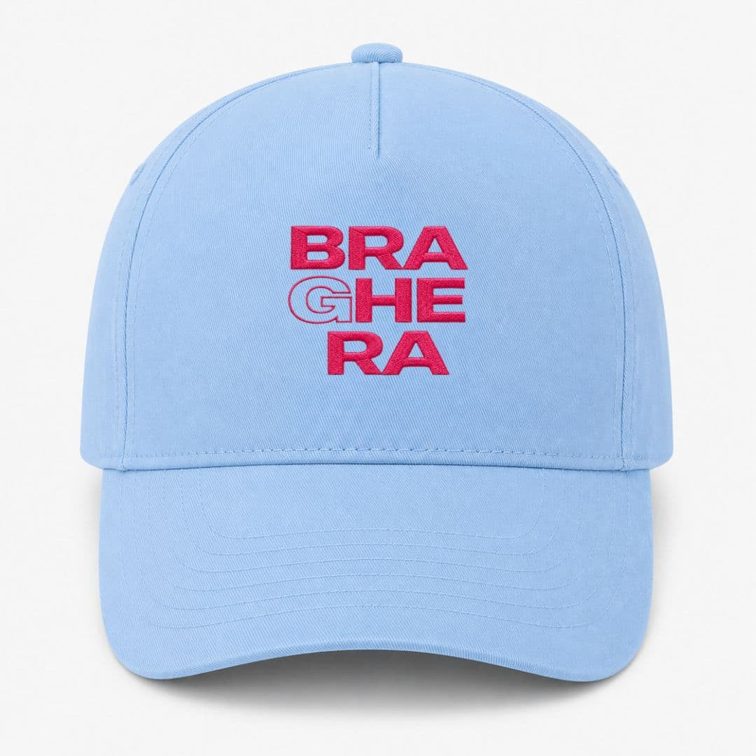 Ricamo Personalizzato - Cappellino Ricamato Unisex Da Baseball Regolabile – Design Braghera-Biiply