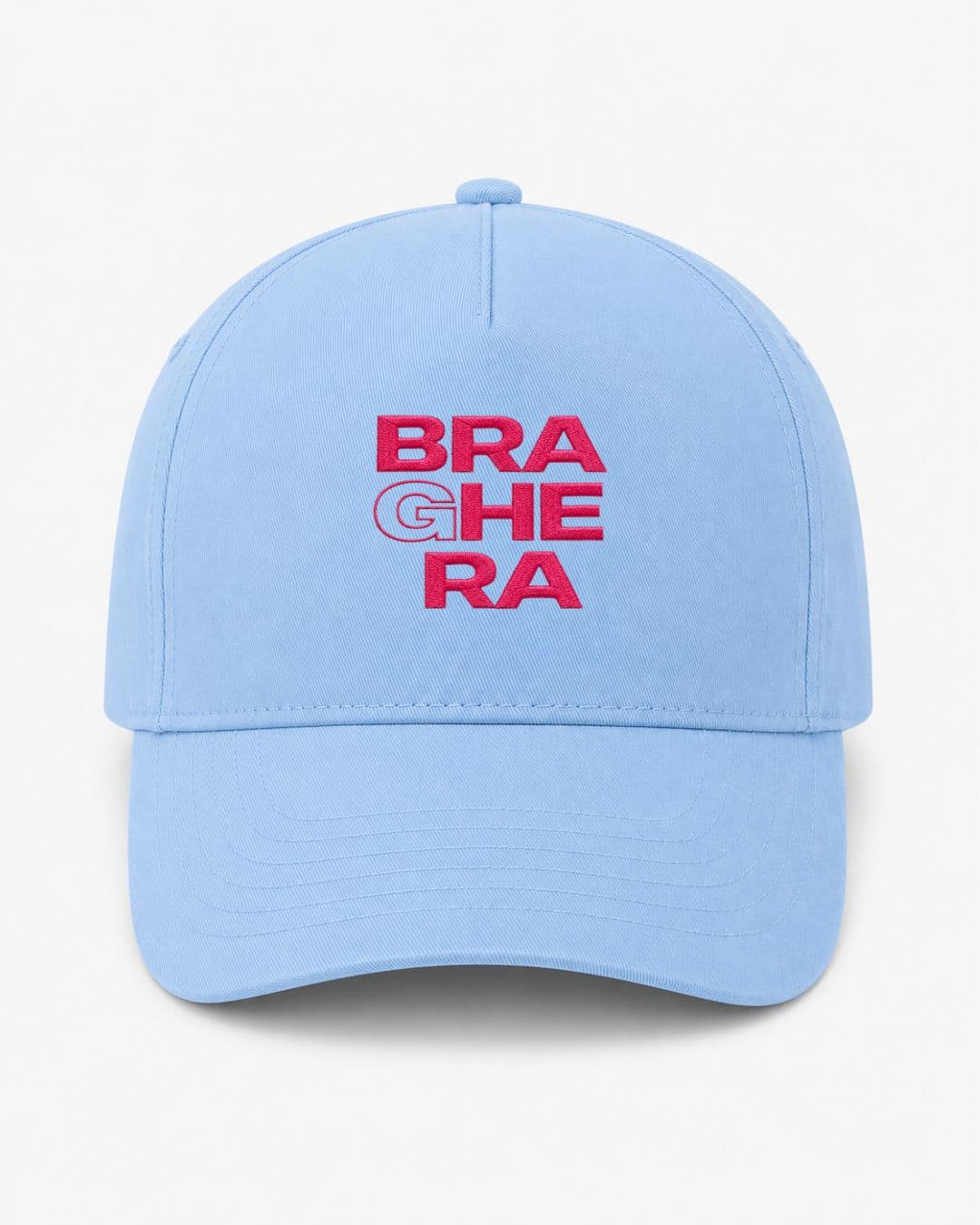 Ricamo Personalizzato - Cappellino Ricamato Unisex Da Baseball Regolabile – Design Braghera-Biiply