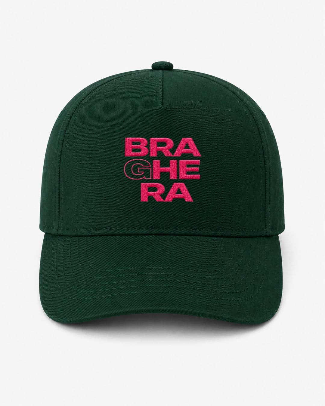 Ricamo Personalizzato - Cappellino Ricamato Unisex Da Baseball Regolabile – Design Braghera-Biiply