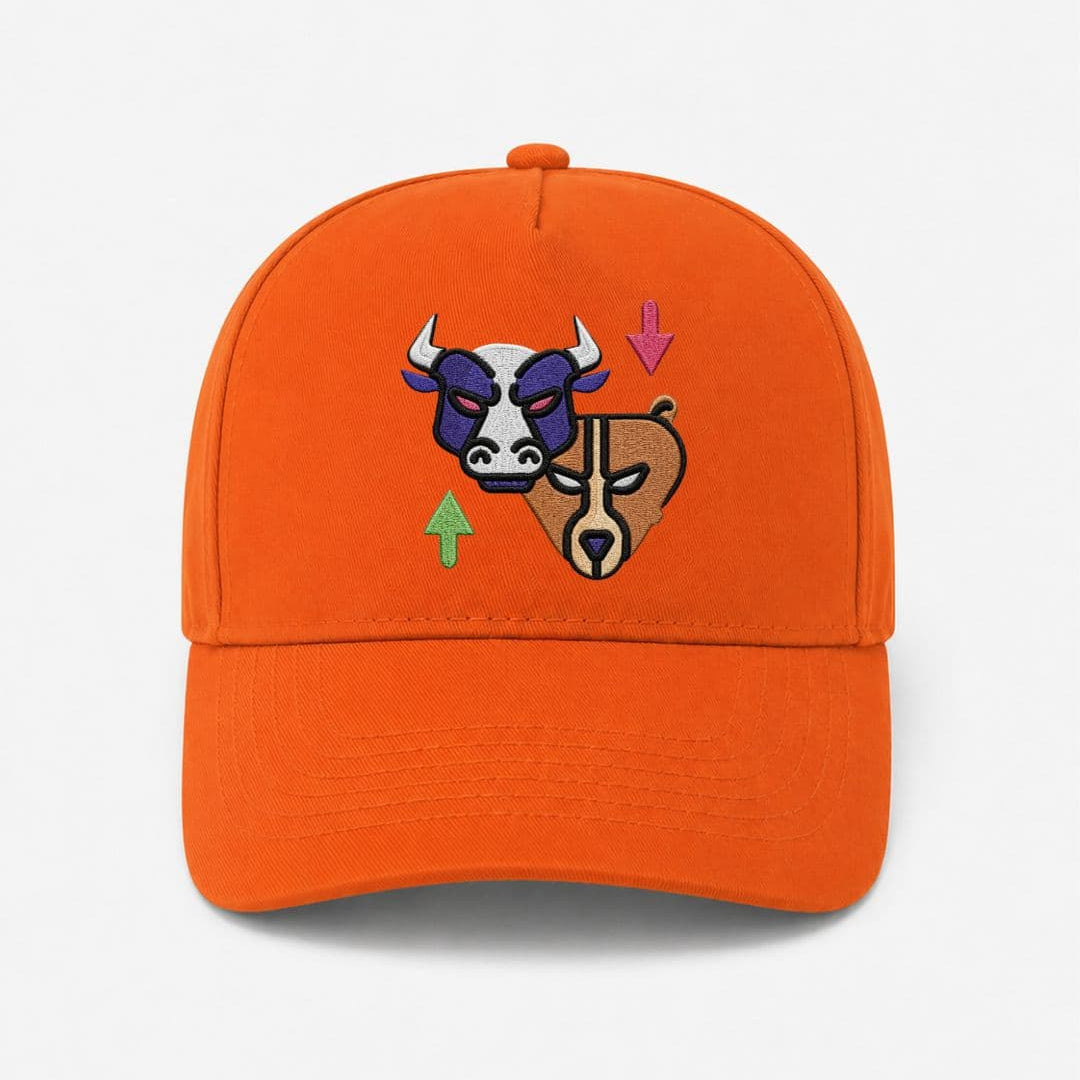 Ricamo Personalizzato - Cappellino Ricamato Unisex Da Baseball Regolabile – Design Bull & Bear-Biiply