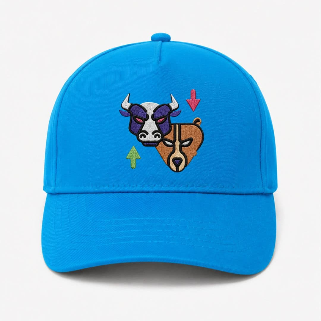 Ricamo Personalizzato - Cappellino Ricamato Unisex Da Baseball Regolabile – Design Bull & Bear-Biiply