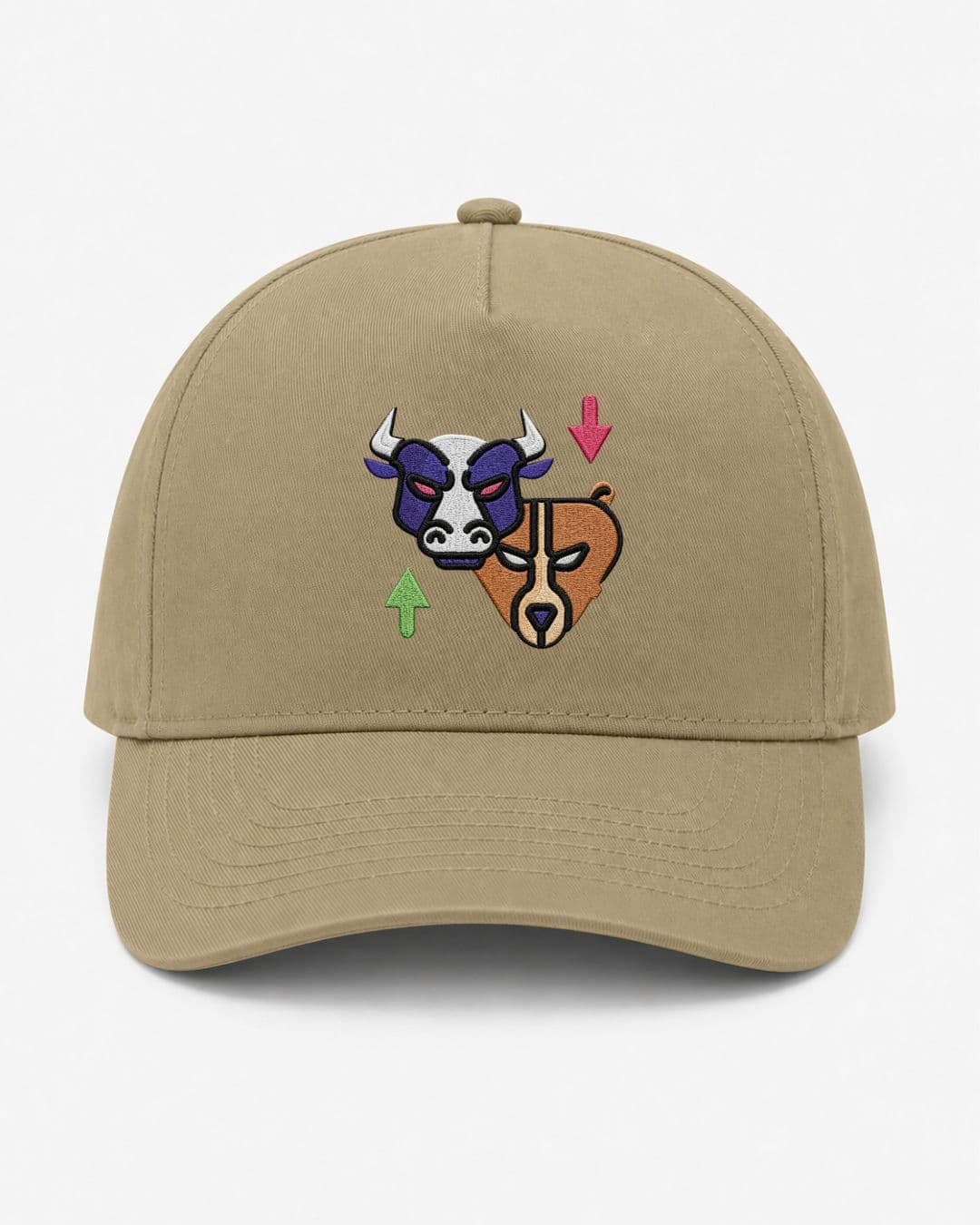 Ricamo Personalizzato - Cappellino Ricamato Unisex Da Baseball Regolabile – Design Bull & Bear-Biiply