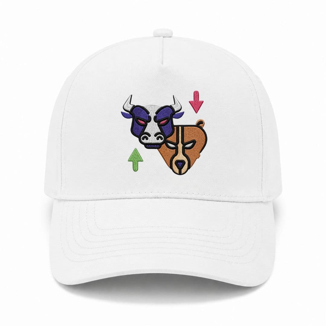 Ricamo Personalizzato - Cappellino Ricamato Unisex Da Baseball Regolabile – Design Bull & Bear-Biiply