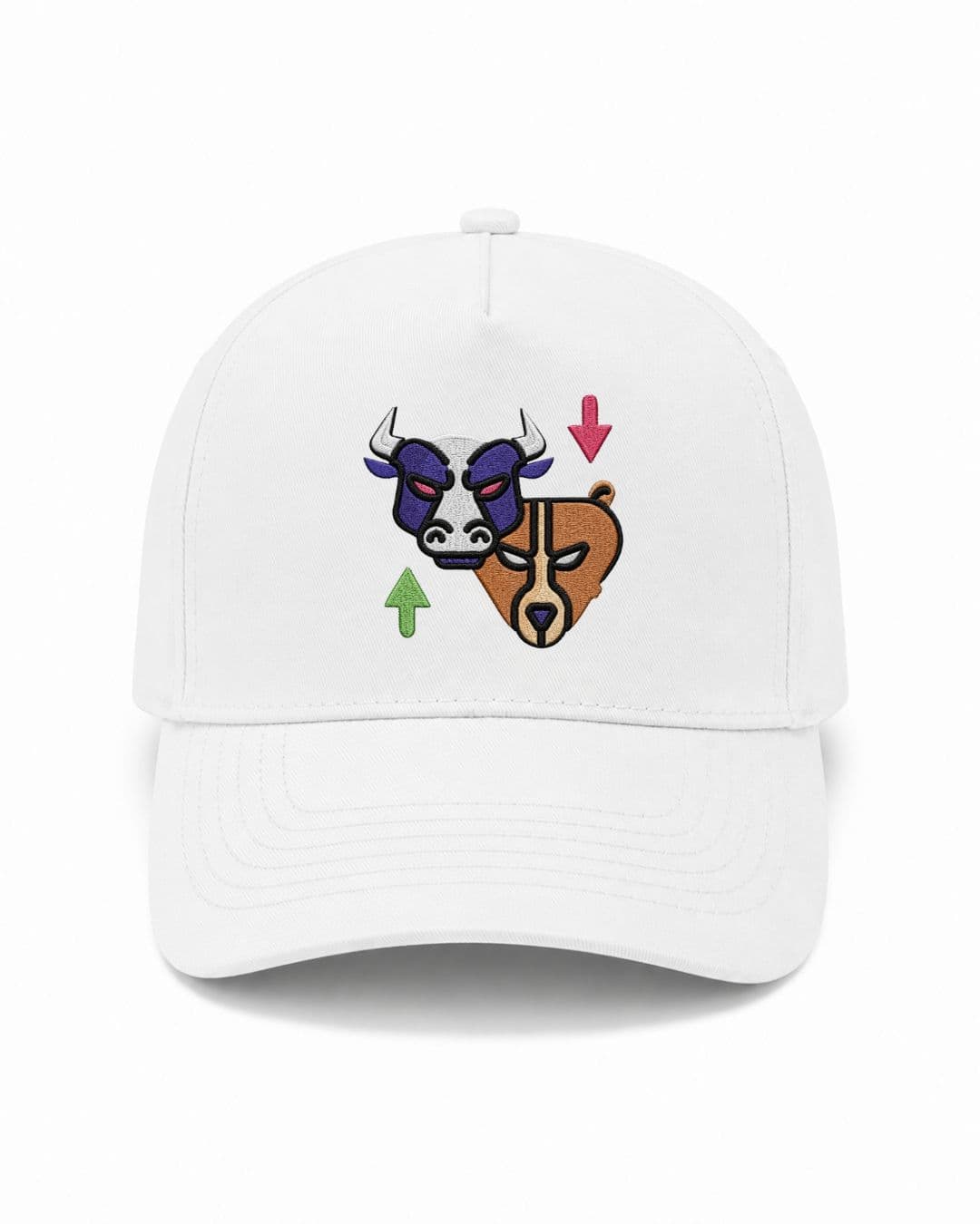 Ricamo Personalizzato - Cappellino Ricamato Unisex Da Baseball Regolabile – Design Bull & Bear-Biiply