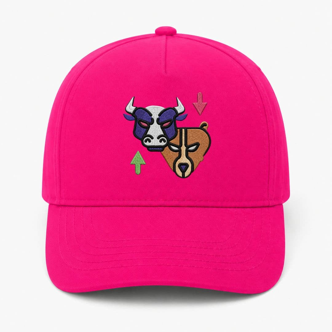 Ricamo Personalizzato - Cappellino Ricamato Unisex Da Baseball Regolabile – Design Bull & Bear-Biiply