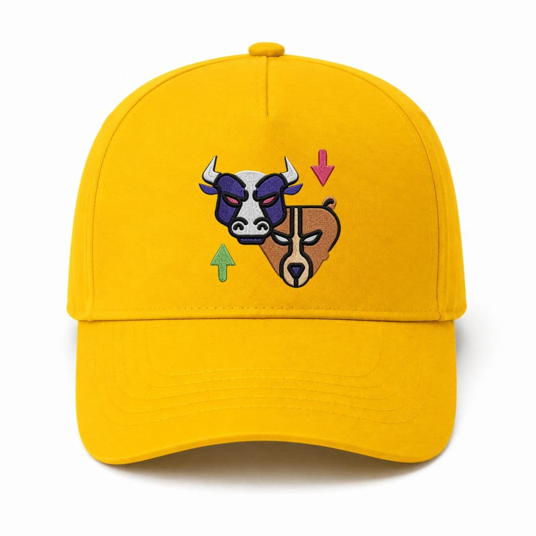 Ricamo Personalizzato - Cappellino Ricamato Unisex Da Baseball Regolabile – Design Bull & Bear-Biiply