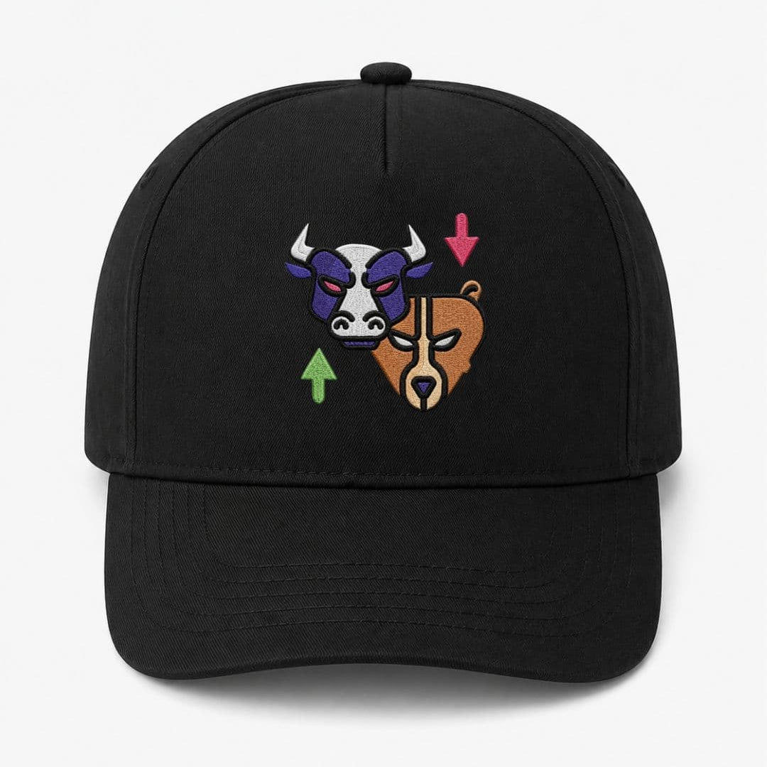 Ricamo Personalizzato - Cappellino Ricamato Unisex Da Baseball Regolabile – Design Bull & Bear-Biiply