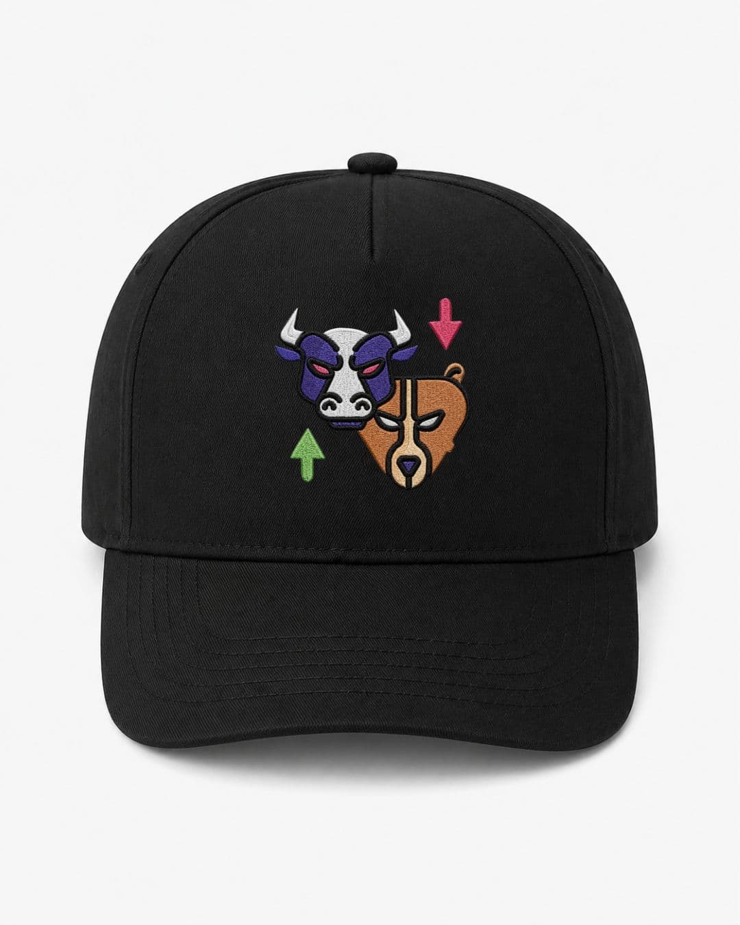 Ricamo Personalizzato - Cappellino Ricamato Unisex Da Baseball Regolabile – Design Bull & Bear-Biiply