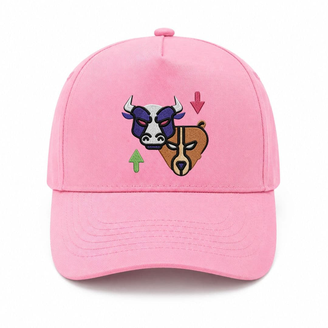Ricamo Personalizzato - Cappellino Ricamato Unisex Da Baseball Regolabile – Design Bull & Bear-Biiply