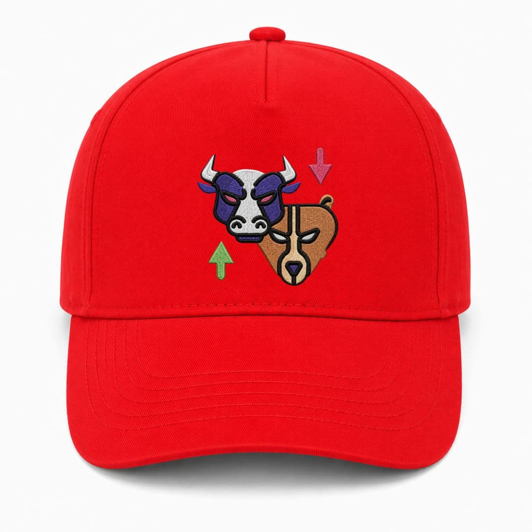 Ricamo Personalizzato - Cappellino Ricamato Unisex Da Baseball Regolabile – Design Bull & Bear-Biiply
