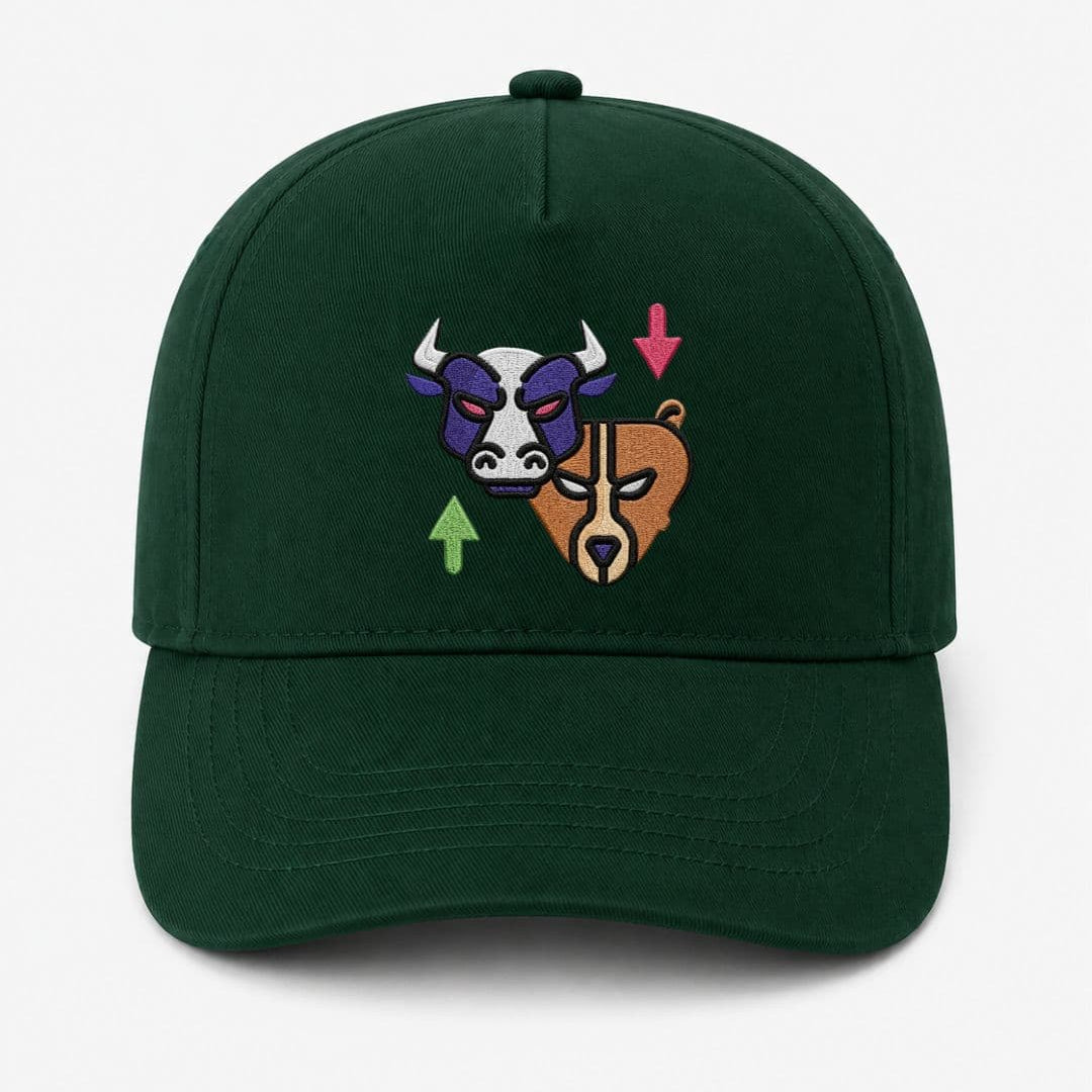 Ricamo Personalizzato - Cappellino Ricamato Unisex Da Baseball Regolabile – Design Bull & Bear-Biiply