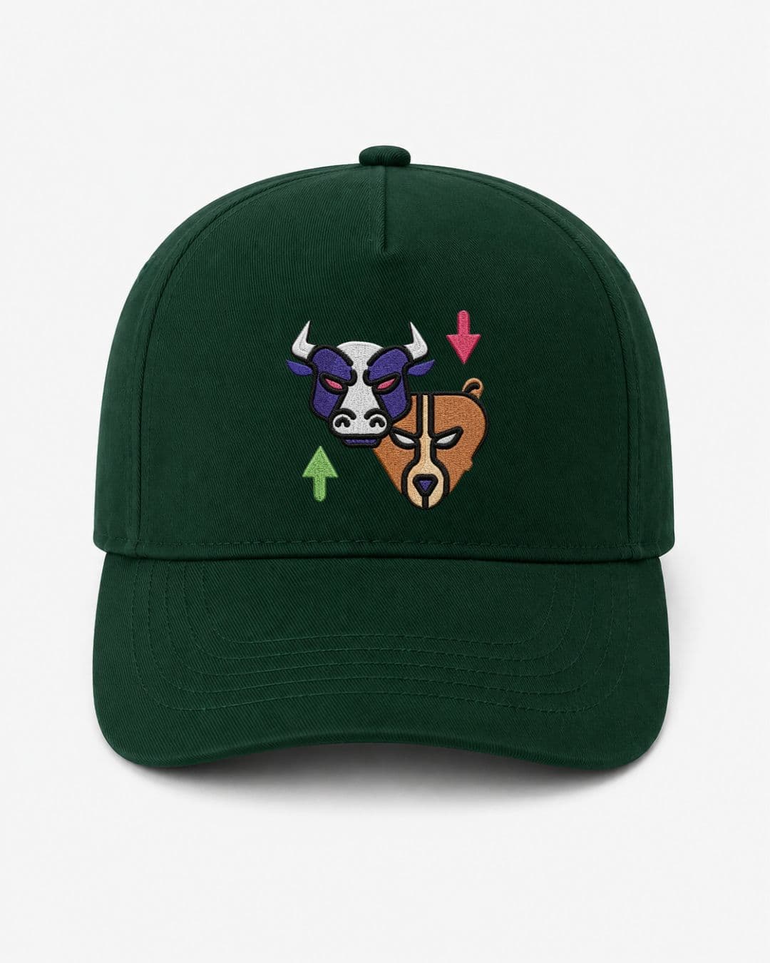 Ricamo Personalizzato - Cappellino Ricamato Unisex Da Baseball Regolabile – Design Bull & Bear-Biiply