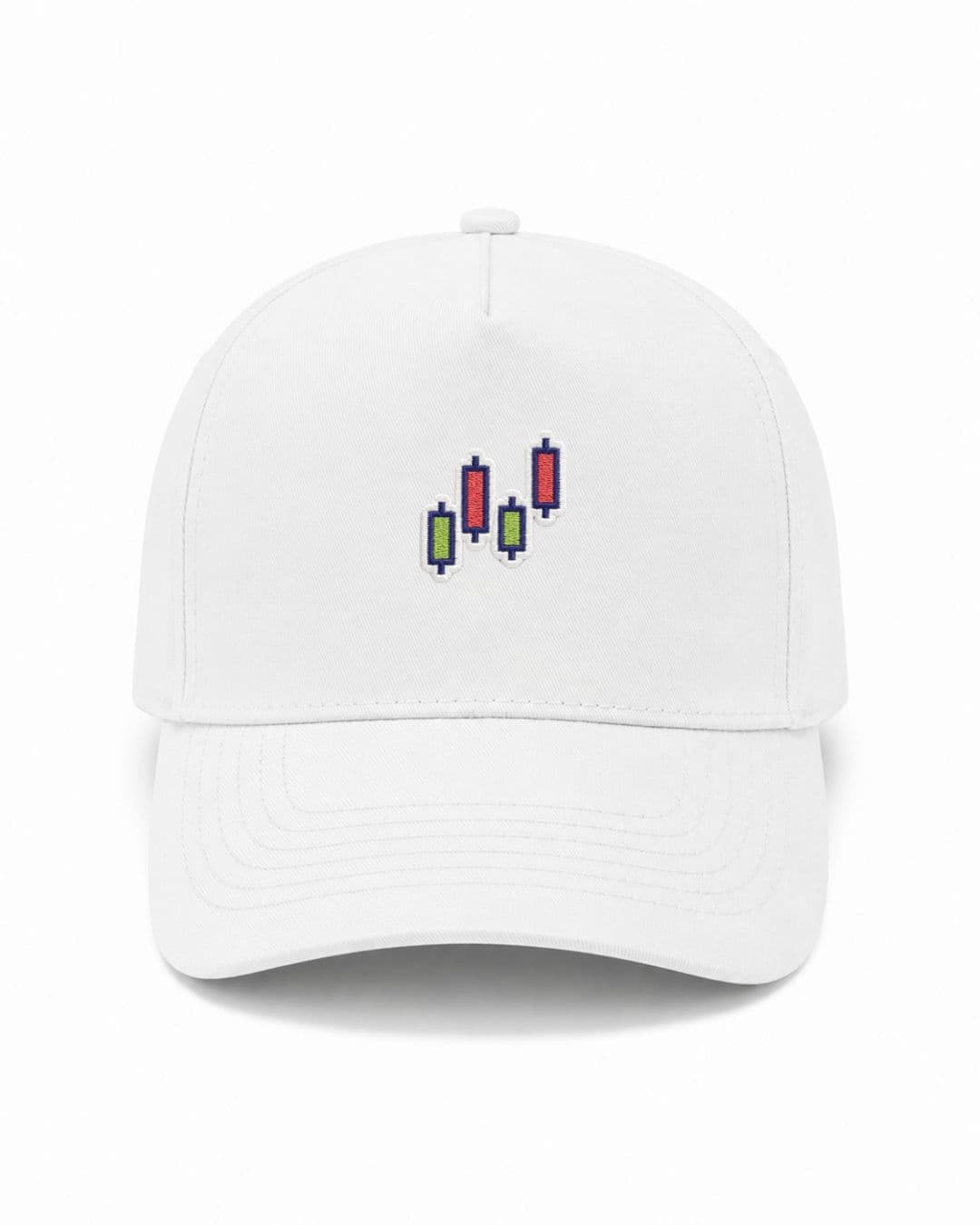 Ricamo Personalizzato - Cappellino Ricamato Unisex Da Baseball Regolabile – Design Candlestick pattern-Biiply